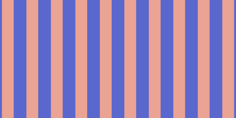 #5a67cd, #eba393 vertical lines, forty pixels wide, forty-three pixels apart
