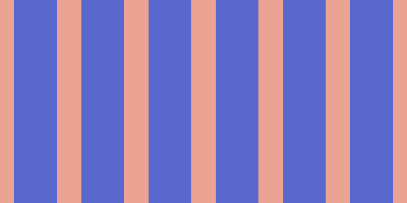#5a67cd, #eba393 vertical lines, forty-eight pixels wide, eighty-four pixels apart