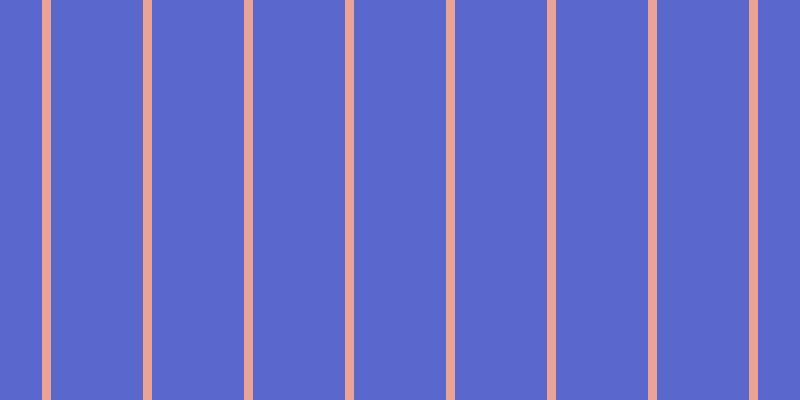 #5a67cd, #eba393 vertical lines, nine pixels wide, ninety-two pixels apart