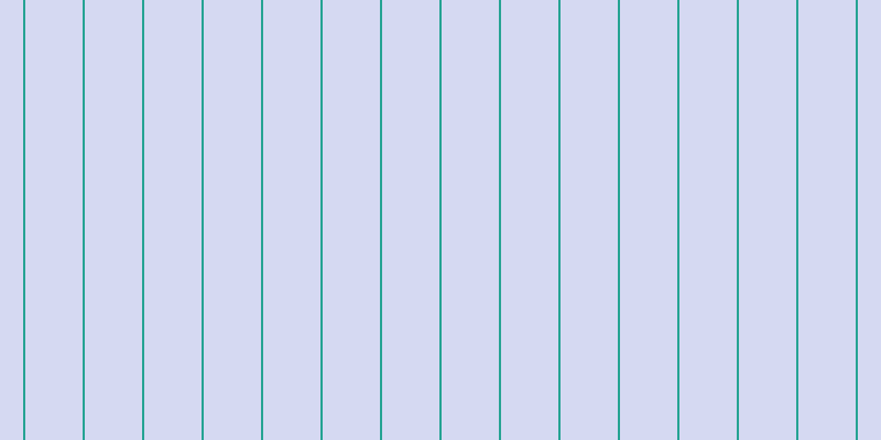 #5a67cd (25%), #25a393 vertical lines, two pixels wide, fifty-two pixels apart