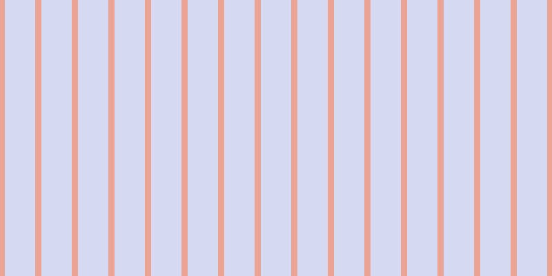 #5a67cd (25%), #eba393 vertical lines, nine pixels wide, forty-four pixels apart