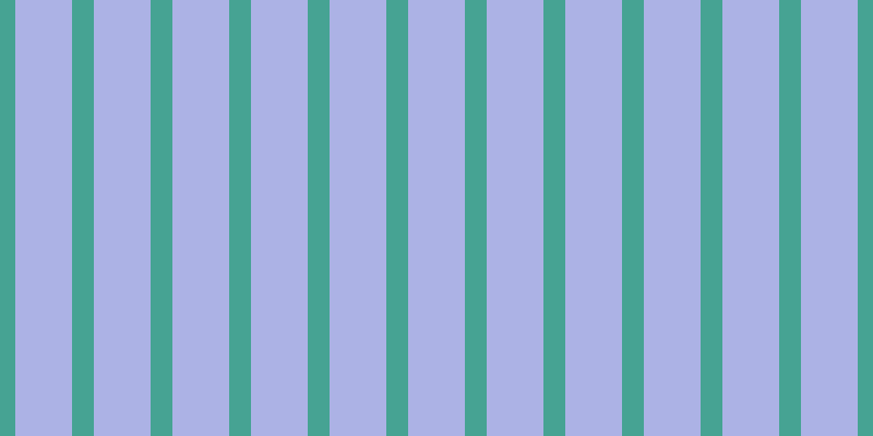 #5a67cd (50%), #46a393 vertical lines, twenty pixels wide, fifty-two pixels apart