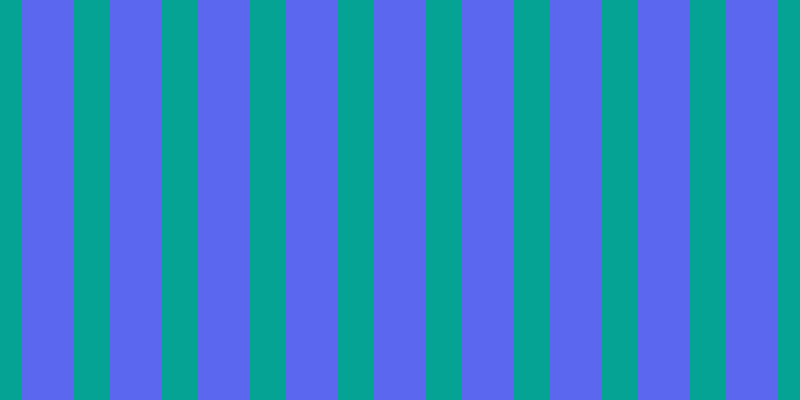 #5a67ee, #04a393 vertical lines, thirty-six pixels wide, fifty-two pixels apart
