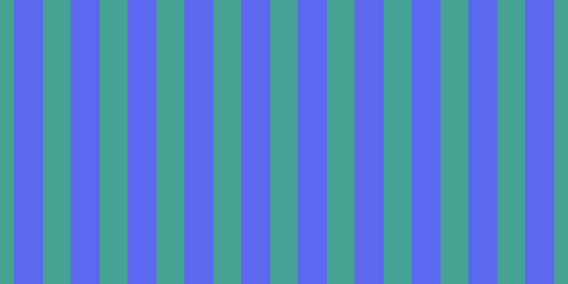 #5a67ee, #46a393 vertical lines, thirty-nine pixels wide, forty-one pixels apart