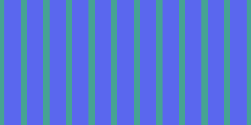 #5a67ee, #46a393 vertical lines, twenty pixels wide, fifty-two pixels apart