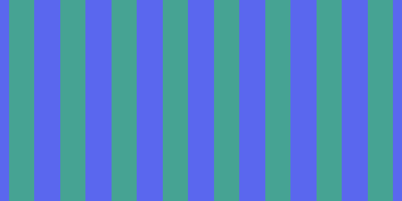 #5a67ee, #46a393 vertical lines, fifty pixels wide, fifty-two pixels apart