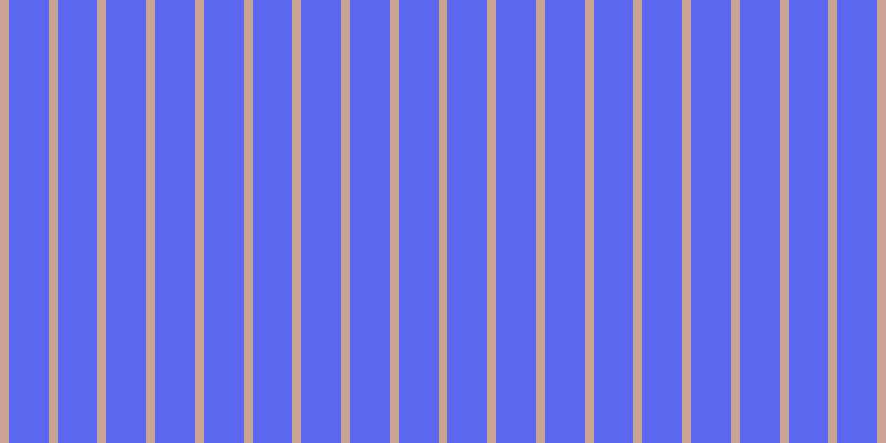 #5a67ee, #caa393 vertical lines, eight pixels wide, thirty-six pixels apart