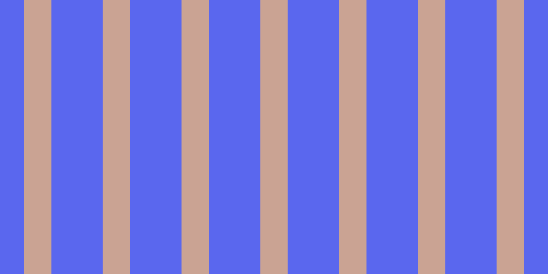 #5a67ee, #caa393 vertical lines, forty pixels wide, seventy-five pixels apart