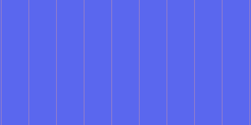#5a67ee, #eba393 vertical lines, one pixels wide, eighty-seven pixels apart