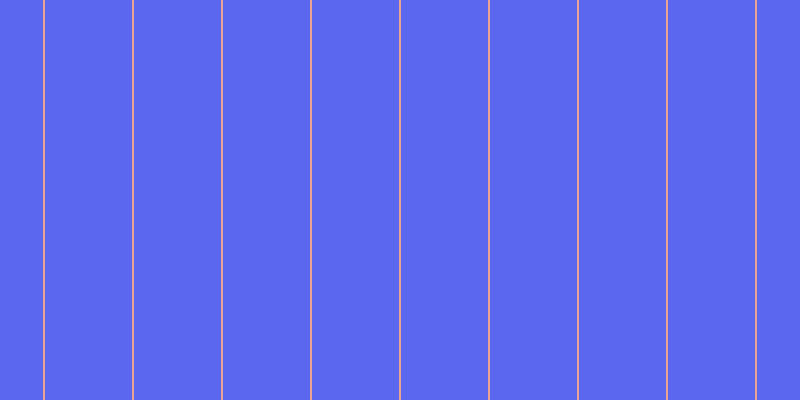 #5a67ee, #eba393 vertical lines, two pixels wide, eighty-seven pixels apart