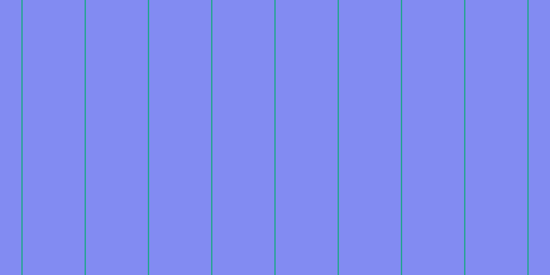 #5a67ee (75%), #25a393 vertical lines, two pixels wide, ninety pixels apart