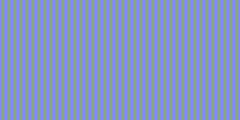 #5a67ee (75%), #88a393 vertical lines, two pixels wide, two pixels apart