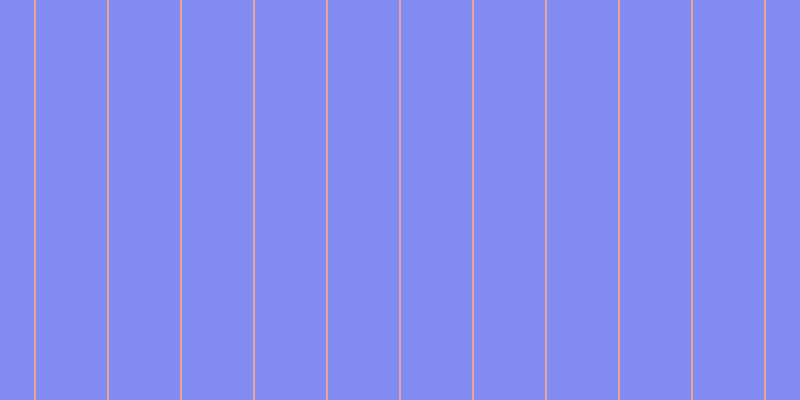 #5a67ee (75%), #eba393 vertical lines, two pixels wide, seventy-one pixels apart