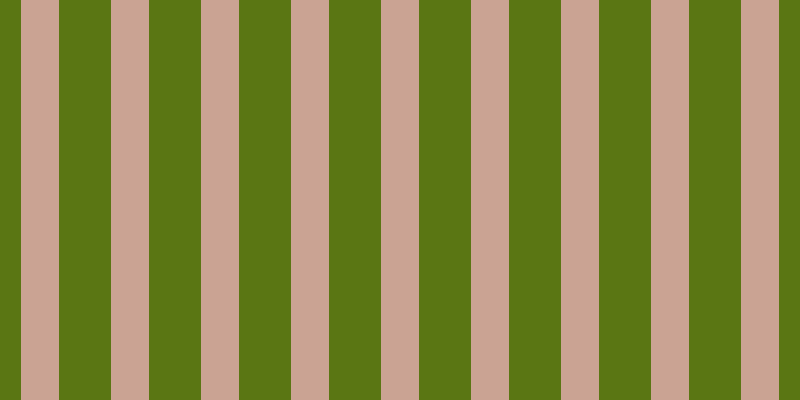 #5a7613, #caa393 vertical lines, thirty-eight pixels wide, fifty-two pixels apart