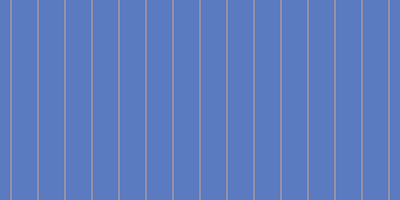 #5a7bbf, #caa393 vertical lines, two pixels wide, fifty-two pixels apart