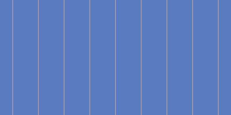 #5a7bbf, #caa393 vertical lines, two pixels wide, eighty-seven pixels apart