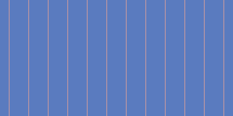 #5a7bbf, #eba393 vertical lines, two pixels wide, sixty-five pixels apart