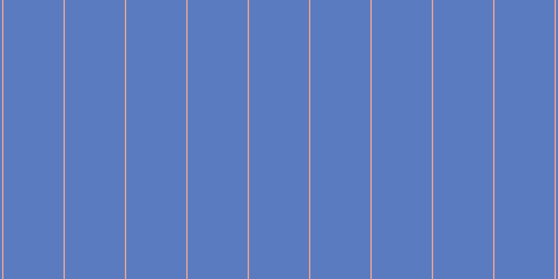 #5a7bbf, #eba393 vertical lines, two pixels wide, eighty-six pixels apart