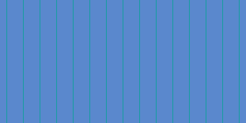 #5a88cd, #04a393 vertical lines, two pixels wide, fifty-two pixels apart