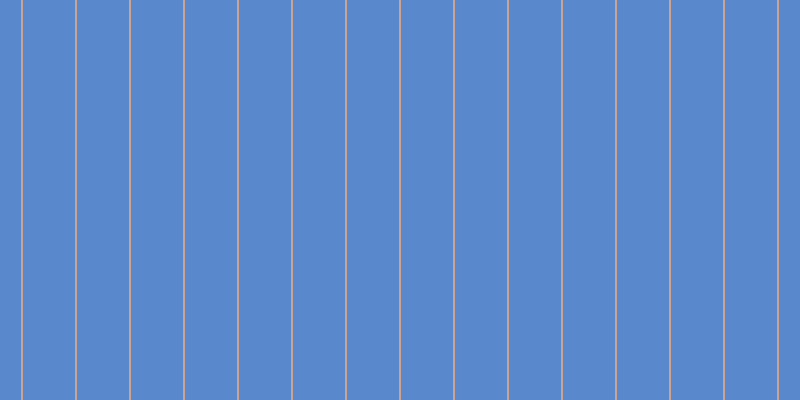#5a88cd, #caa393 vertical lines, two pixels wide, fifty-two pixels apart