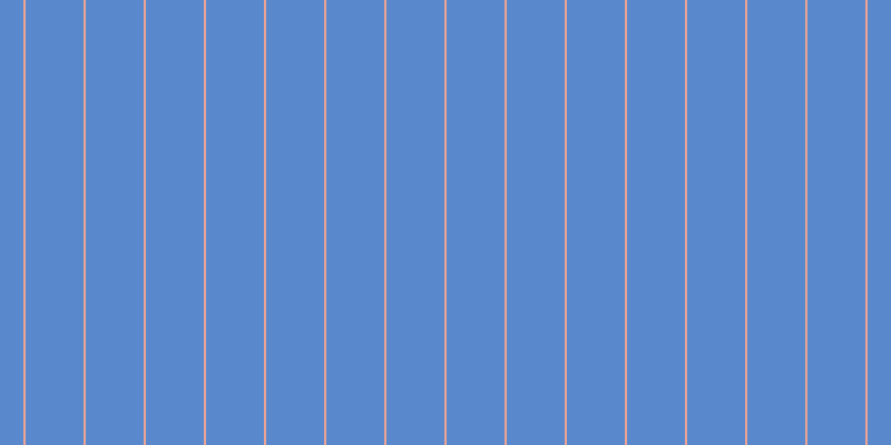 #5a88cd, #eba393 vertical lines, two pixels wide, fifty-two pixels apart