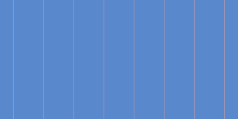 #5a88cd, #eba393 vertical lines, two pixels wide, ninety-nine pixels apart