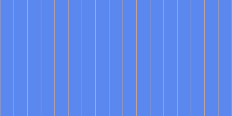 #5a88ee, #caa393 vertical lines, two pixels wide, forty-five pixels apart