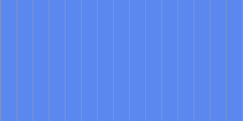 #5a88ee, #caa393 vertical lines, one pixels wide, fifty-two pixels apart