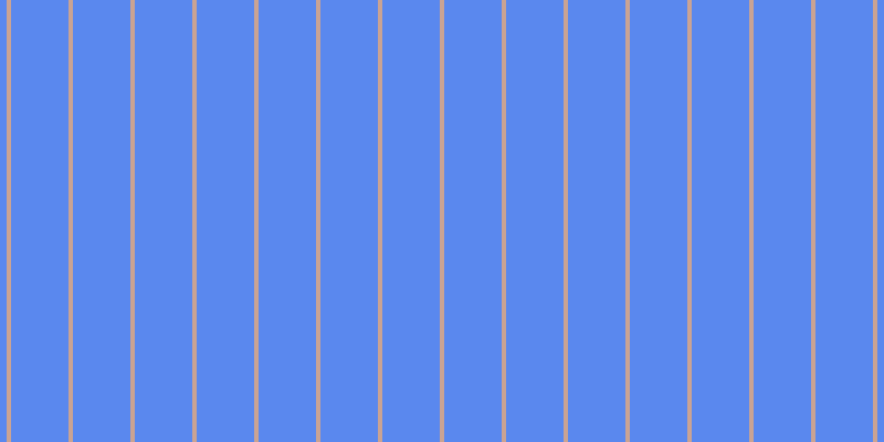 #5a88ee, #caa393 vertical lines, four pixels wide, fifty-two pixels apart