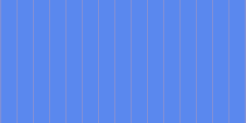 #5a88ee, #eba393 vertical lines, one pixels wide, fifty-two pixels apart