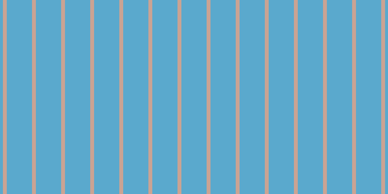 #5aa9cd, #caa393 vertical lines, eight pixels wide, fifty-two pixels apart