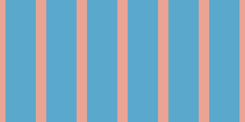 #5aa9cd, #eba393 vertical lines, thirty-four pixels wide, ninety-nine pixels apart
