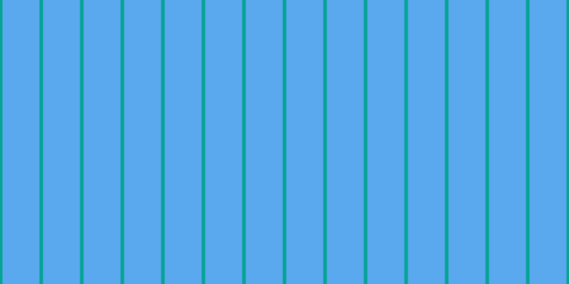 #5aa9ee, #04a393 vertical lines, five pixels wide, fifty-two pixels apart