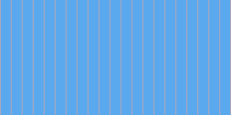 #5aa9ee, #eba393 vertical lines, two pixels wide, thirty-six pixels apart