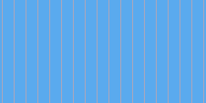 #5aaaee, #eba393 vertical lines, two pixels wide, forty-four pixels apart