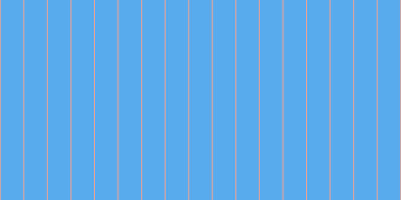 #5aaaee, #eba393 vertical lines, two pixels wide, forty-five pixels apart