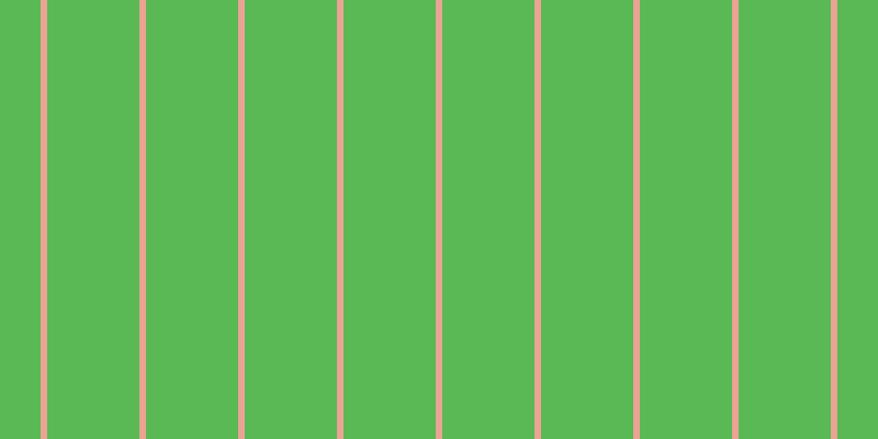 #5ab855, #eba393 vertical lines, six pixels wide, eighty-four pixels apart