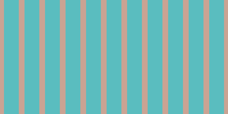#5abdbf, #caa393 vertical lines, twenty pixels wide, fifty-two pixels apart