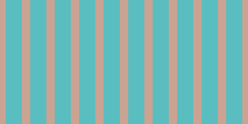 #5abdbf, #caa393 vertical lines, twenty-seven pixels wide, fifty-two pixels apart