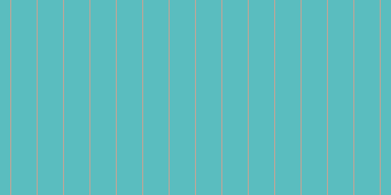 #5abdbf, #caa393 vertical lines, two pixels wide, fifty-two pixels apart