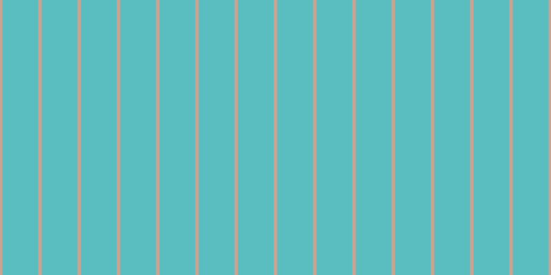 #5abdbf, #caa393 vertical lines, five pixels wide, fifty-two pixels apart