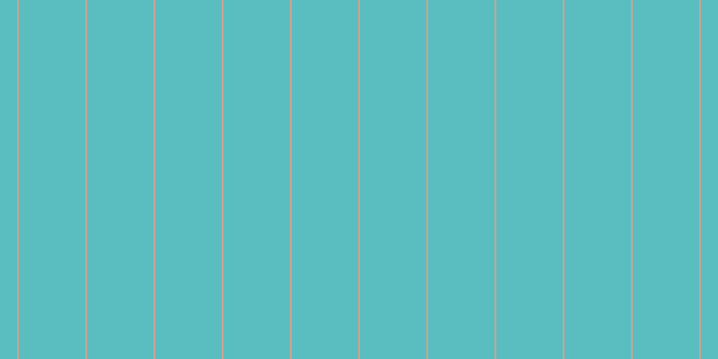 #5abdbf, #caa393 vertical lines, two pixels wide, seventy-four pixels apart