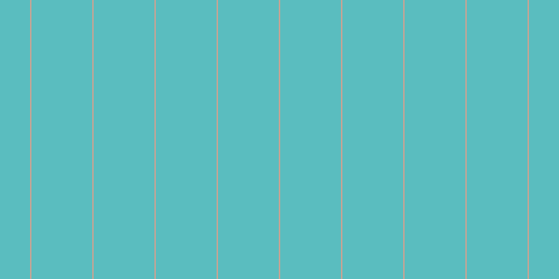 #5abdbf, #caa393 vertical lines, two pixels wide, eighty-seven pixels apart