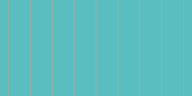 #5abdbf, #caa393 vertical lines, two pixels wide, eighty-nine pixels apart