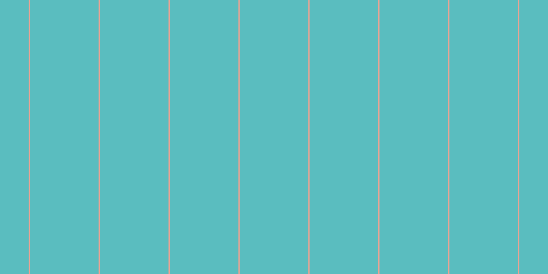 #5abdbf, #eba393 vertical lines, two pixels wide, one hundred pixels apart
