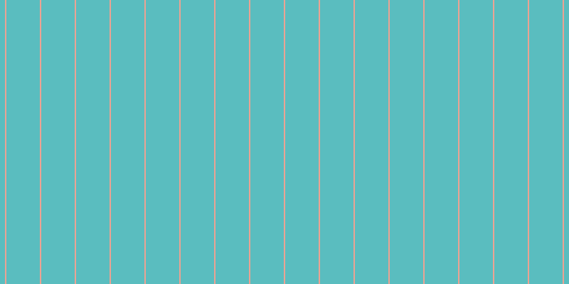 #5abdbf, #eba393 vertical lines, two pixels wide, forty-seven pixels apart