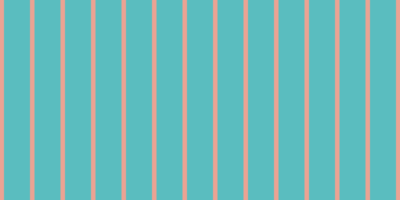 #5abdbf, #eba393 vertical lines, nine pixels wide, fifty-two pixels apart