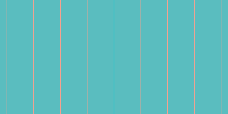 #5abdbf, #eba393 vertical lines, two pixels wide, ninety-two pixels apart