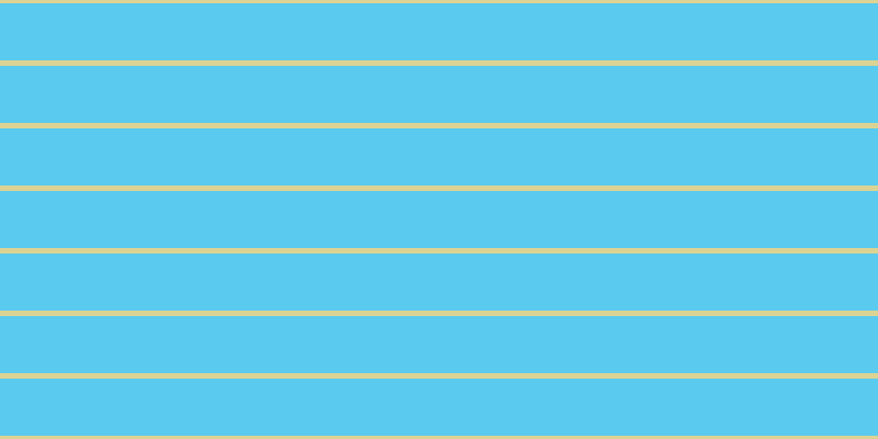 #5acaee, #dbd393 horizontal lines, five pixels wide, fifty-two pixels apart
