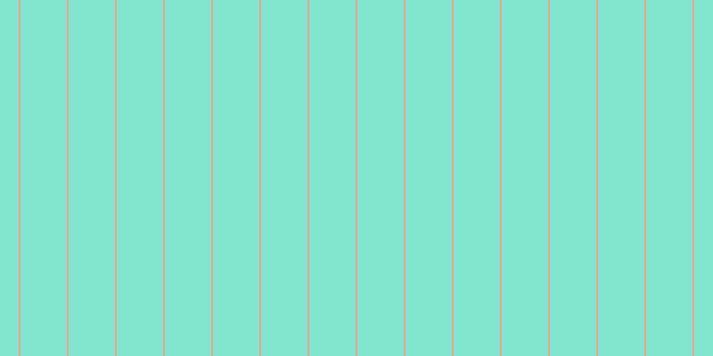 #5adebf (75%), #eba393 vertical lines, two pixels wide, fifty-two pixels apart